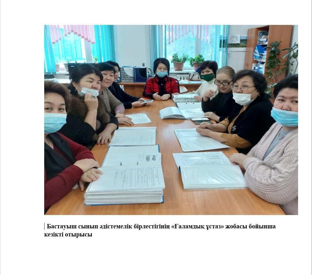 «Ғаламдық ұстаз» жобасы аясында І жартыжылдықта атқарылған жұмыстар бойынша қорытынды кезекті отырыс өткізілді.